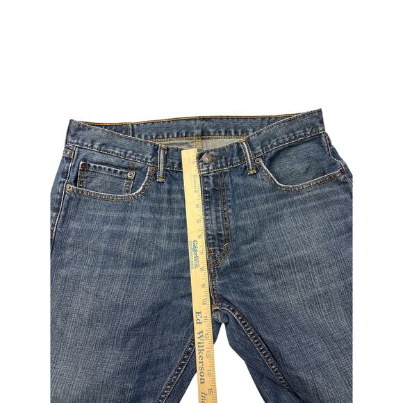 Levis 559 Jeans Mens 34x30 Blue Relaxed Fit Straight Leg Distressed 100% Cotton - Picture 9 of 11